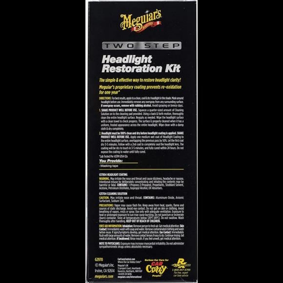 Meguiar's Two Step Headlight Restoration Kit. - Picture 6 of 6